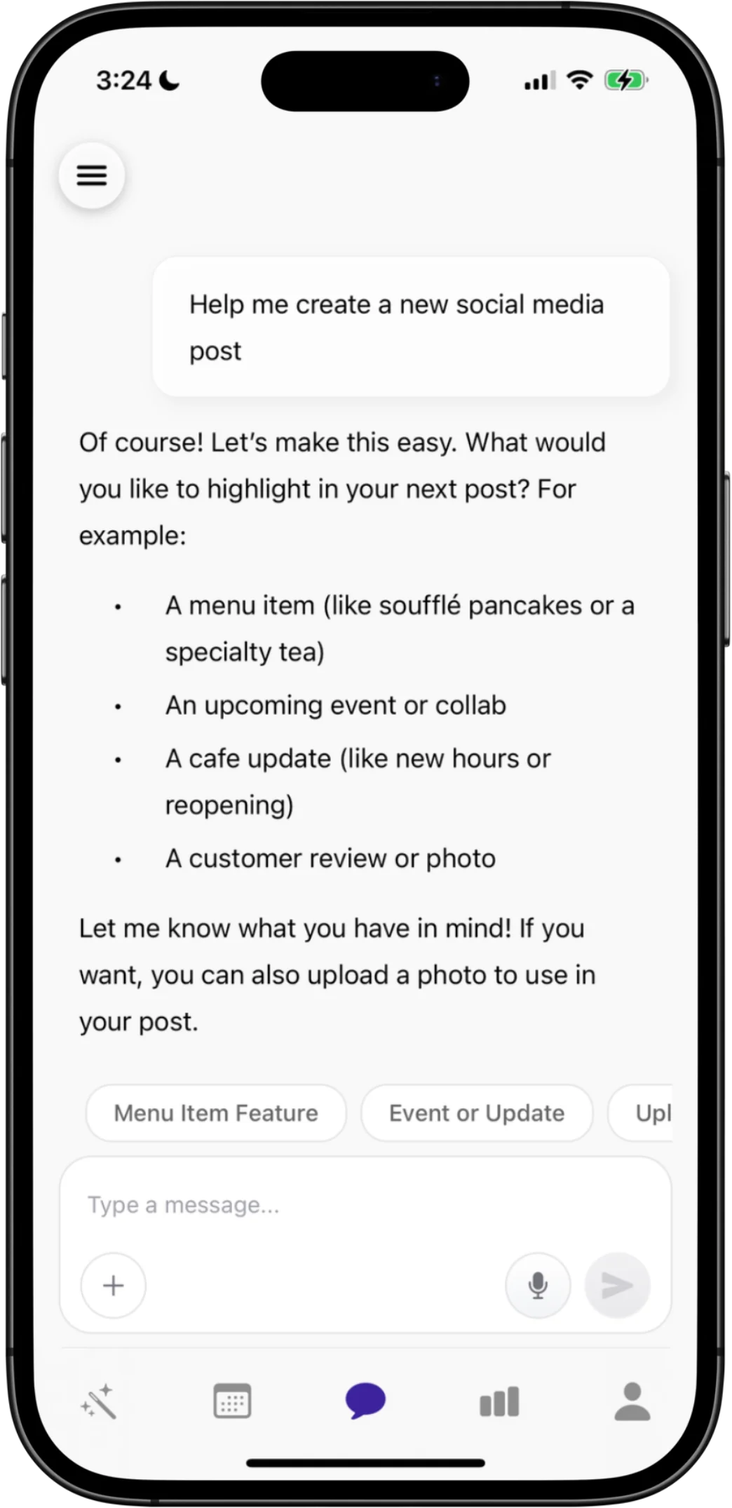 AI chat assistant